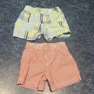2 pairs of Nursery Rhyme Baby Boys Shorts 12 month